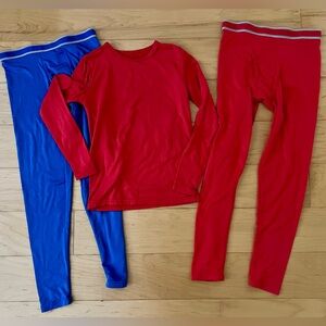 Rocky Boys Red and Blue Pajama or Thermal Set